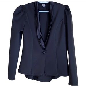 Balera Tuxedo Women’s Black Blazer Sz LA 12/14